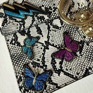 Express Shoulder Bag Butterflies & Lightening Bolts